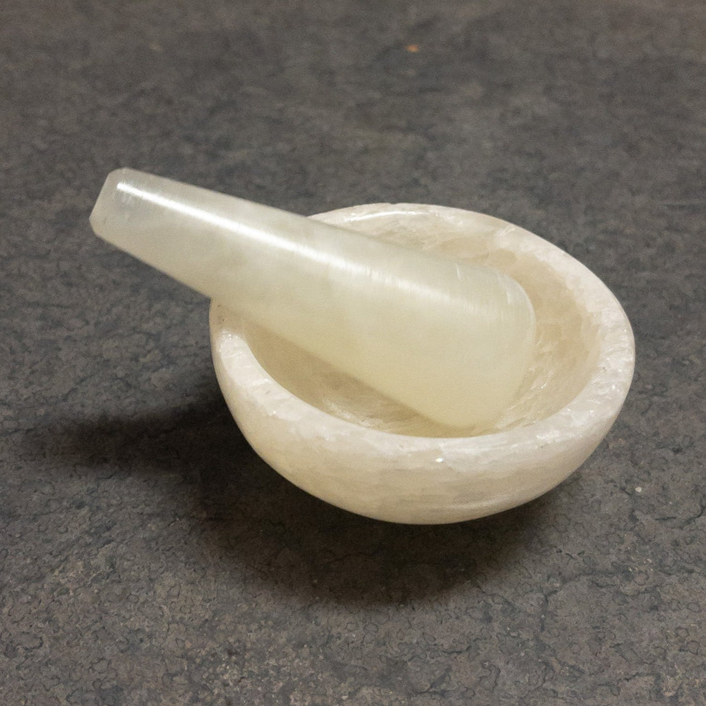 Studio CM | white onyx mortar and pestle carved by hand in Jalisco Mexico