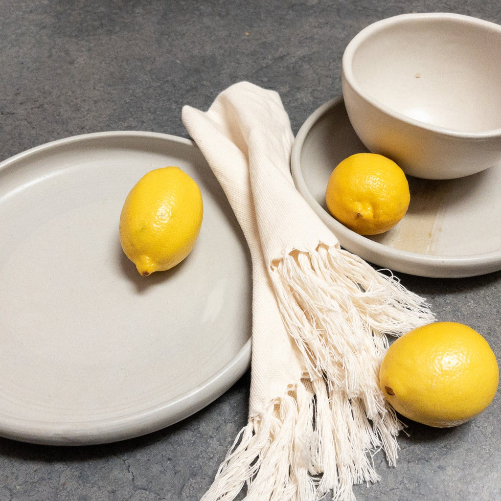 Studio CM | three piece ceramic bowl set in a cream color handmade in Oaxaca