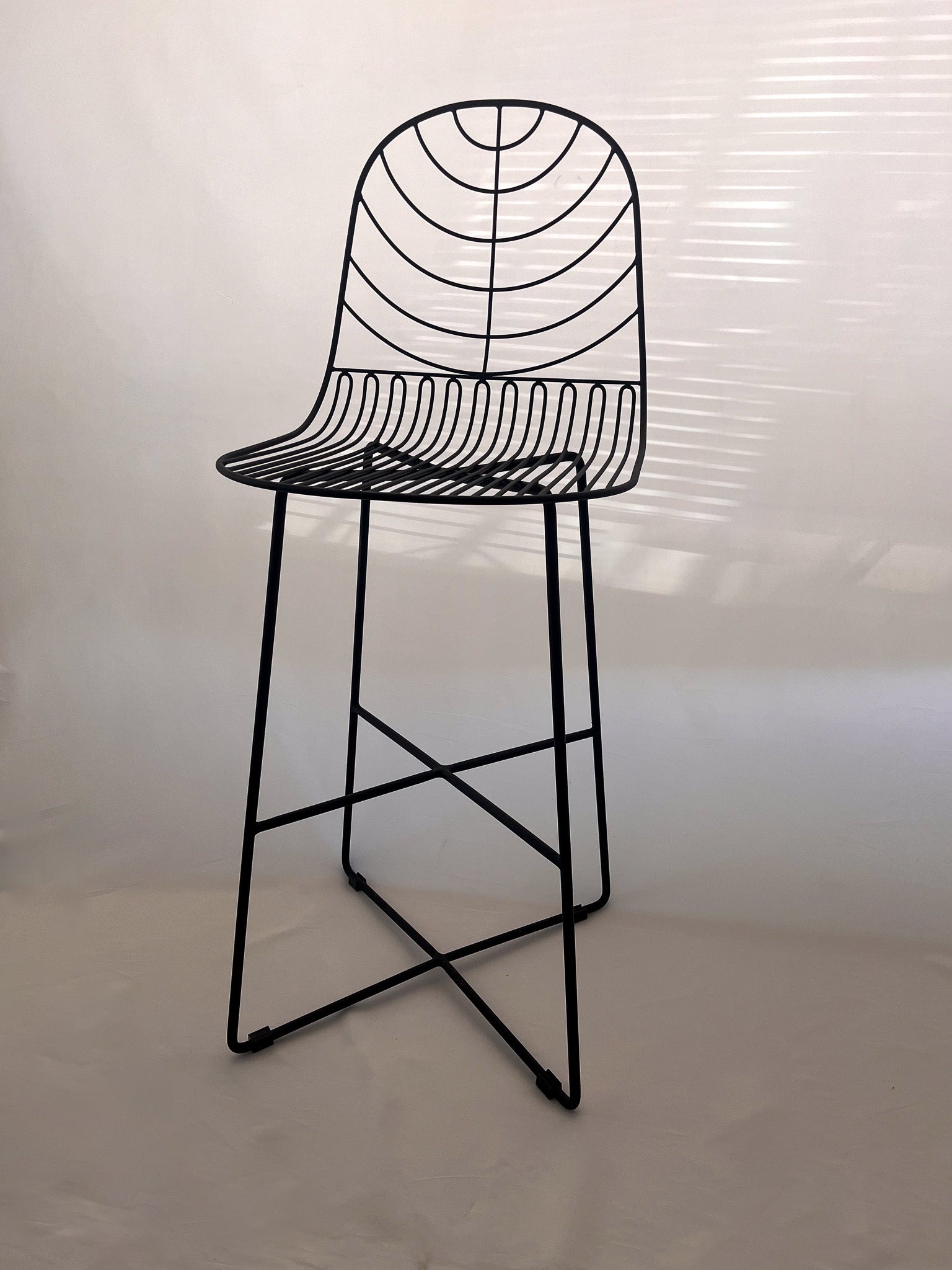 Modern Metal Stool | made to order |43 x 18 x 18 " | Studio CM