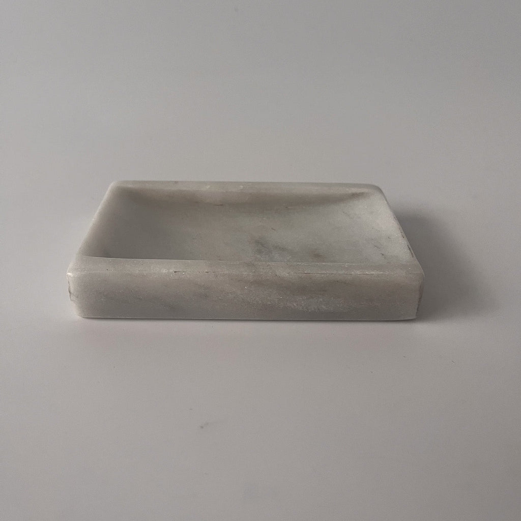 Studio CM | Light Gray soap dish made of marble