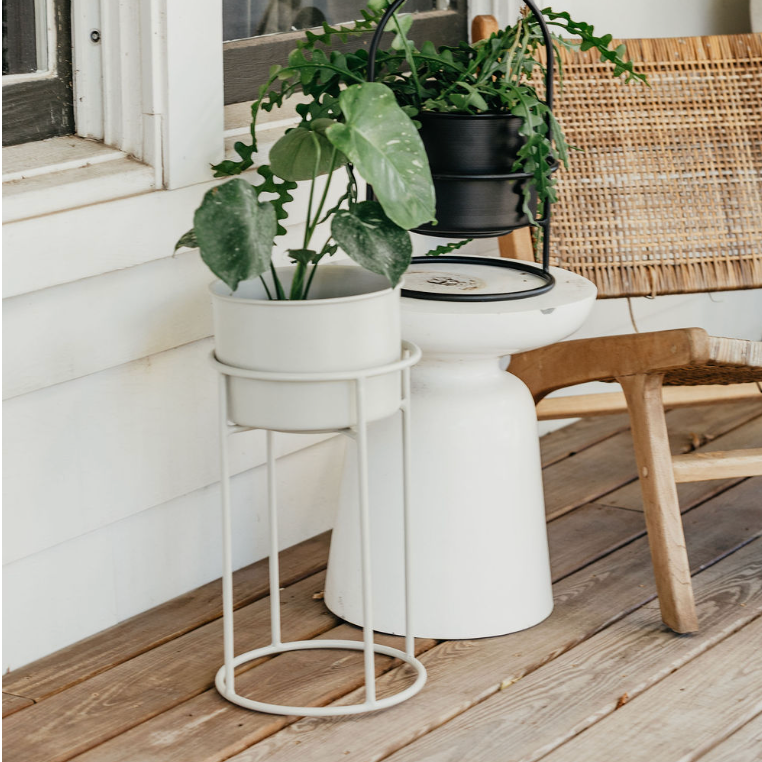 metal plant pot stand indoor Metal Plant Stand | 2 Piece Set